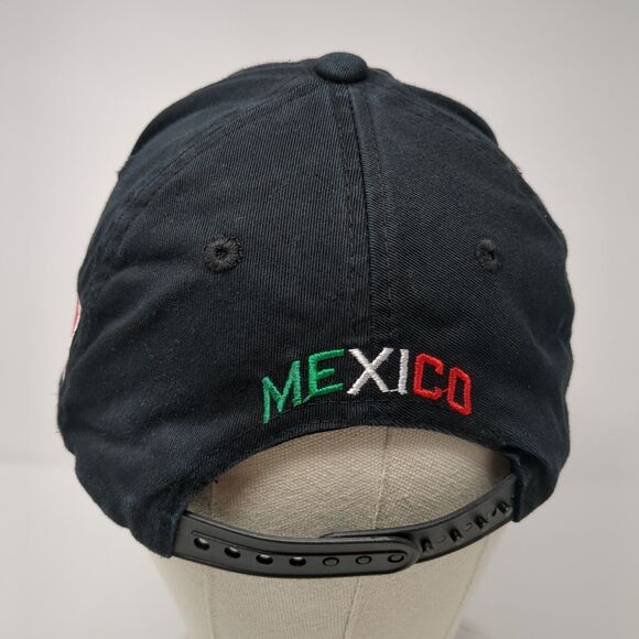 Hecho En Mexico Snapback Hat Black One Size Embroidered Top Level - Picture 6 of 9